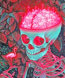 Aesthetic Skulls Paint By Numbers