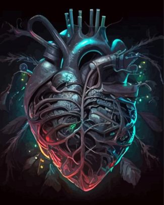 Aesthetic Steampunk Heart Paint By Numbers