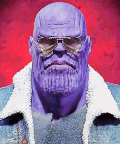 Aesthetic Thanos Marvel Paint By Numbers