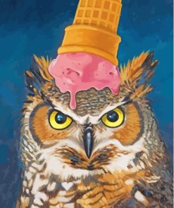 Aesthetic Angry Owl Paint By Numbers