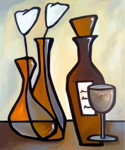 Aesthetic Glass Vases Paint By Numbers