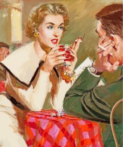 Aesthetic Vintage Romance Paint By Numbers