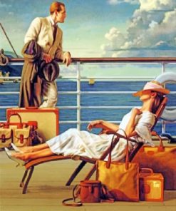 Aesthetic Vintage Couples Romance Paint By Numbers