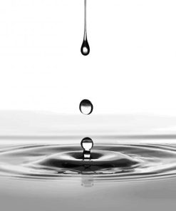 Black and White Water Drop Paint By Numbers