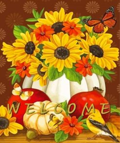 Aesthetic Fall Art Paint By Numbers