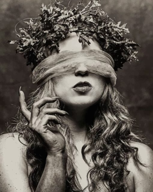 aesthetic-woman-black-and-white-paint-by-number