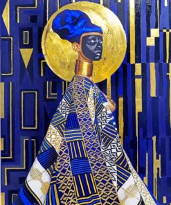 African Aesthetic Woman Paint By Numbers