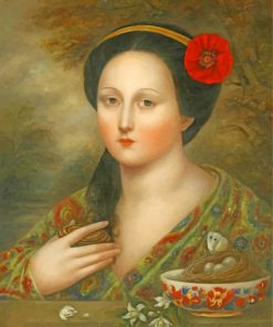 Aesthetic Retro Woman Paint By Numbers