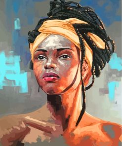 African Girl Paint By Numbers