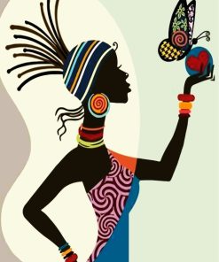 African Woman Art Paint By Numbers