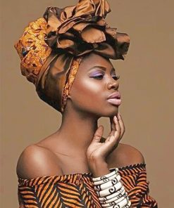 Beautiful African Woman Paint By Numbers