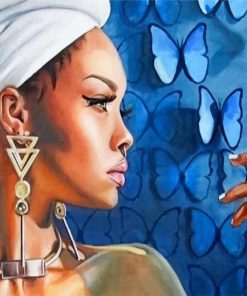 African Girl Paint By Numbers
