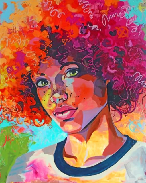 afro-girl-paint-by-numbers