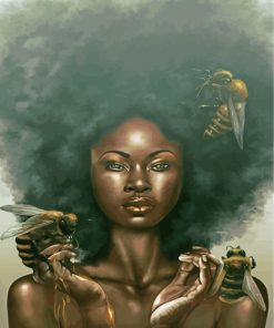 Afro Woman Paint By Numbers