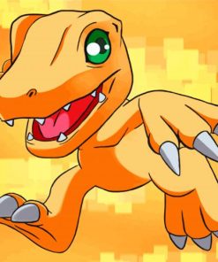 Agumon Data Squad Paint By Numbers