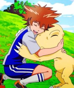 Agumon Animation Paint By Numbers