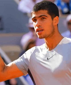 Carlos Alcaraz Tennis Legend Paint By Numbers