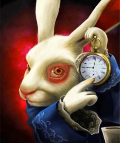 Alice in Wonderland Rabbit Animation Paint By Numbers