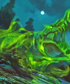 Aesthetic Alligator Art Paint By Numbers