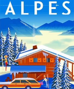 France Alps Landscape Paint By Numbers