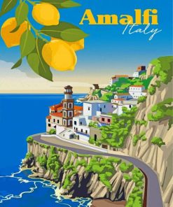 Italy Amalfi Coast Paint By Numbers