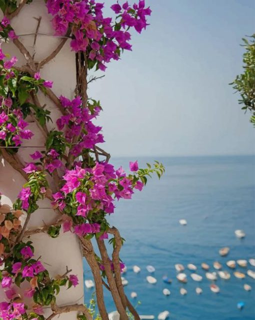 amalfi-coast-pink-flowers-paint-by-number