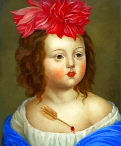 Amaryllis Golden Arrow Woman Paint By Numbers