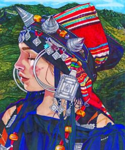 Amazigh Berber Woman Paint By Numbers