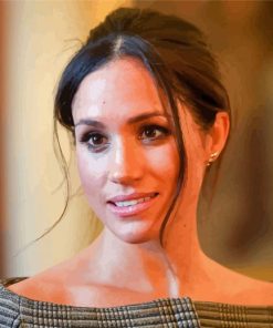 Meghan Markle Portrait Paint By Numbers