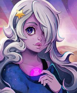 Amethyst Crystal Gems Paint By Numbers