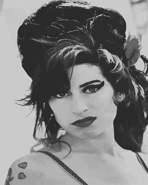 Finalize Amy Winehouse Artwork Painting