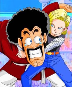 Android 18 Dragon Ball Z Paint By Numbers