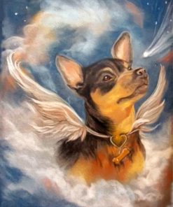 Dog with Wings Paint By Numbers
