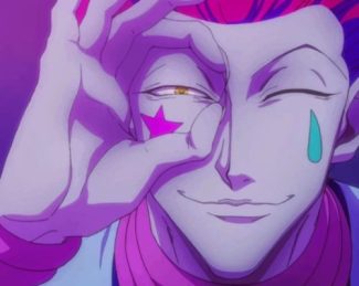 Hisoka Anime Character Paint By Numbers