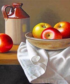 Apple Fruit Still Life Paint By Numbers