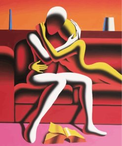 Aesthetic Romantic Couple Paint By Numbers
