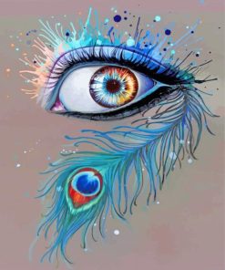 Peacock Eye Paint By Numbers