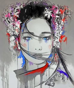 Asian Woman Aesthetic Paint By Numbers