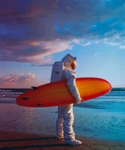 Astronaut Beach Adventure Paint By Numbers