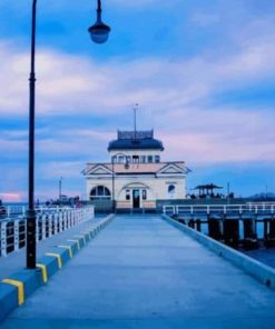 Melbourne St Kilda Scenery Paint By Numbers