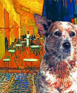 Aussie Cattle Dog Masterpiece Paint By Numbers