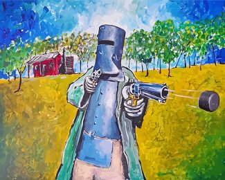 Aussie Ned Kelly Paint By Numbers