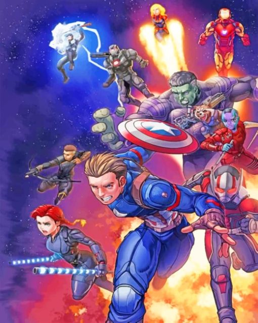 avengers-heroes-paint-by-numbers