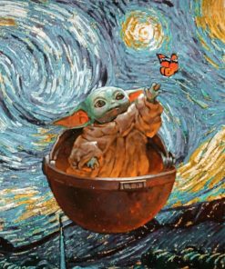 Baby Yoda Star Wars Paint By Numbers
