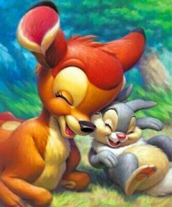 Bambi and Thumper Disney Paint By Numbers