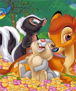 Bambi Disney Cartoons Paint By Numbers