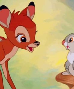 Bambi and Thumper Disney Paint By Numbers