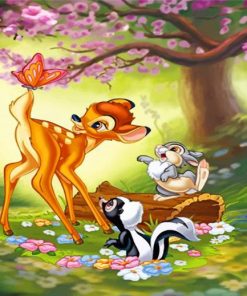 Bambi and Friends Paint By Numbers