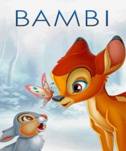Bambi and Thumper Disney Paint By Numbers