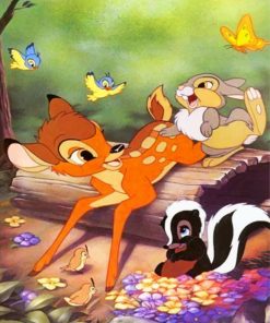 Bambi and Friends Disney Paint By Numbers